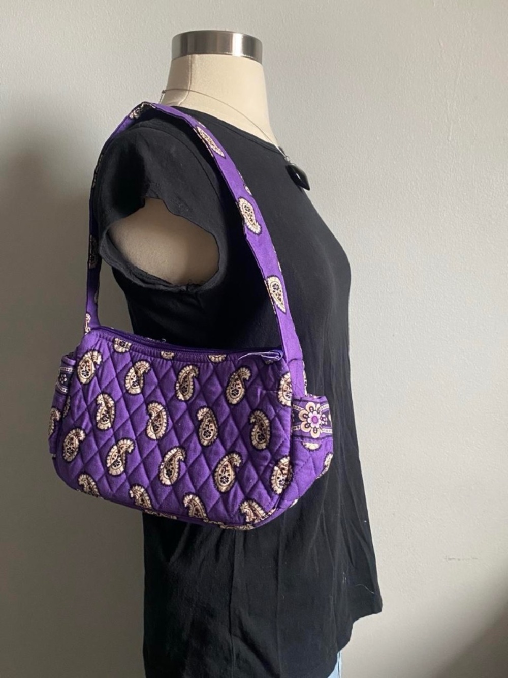 Vera Bradley Y2K Simply Violet Boho purple printed mini bag